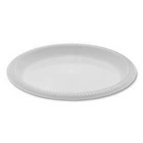 Pactiv PCTYMI9 Meadoware Impact Plastic Dinnerware, Plate, 8.88" dia, White, 400/Carton