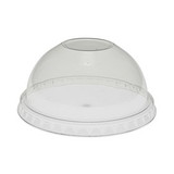 Pactiv Evergreen PCTYPDL20CNH EarthChoice Strawless RPET Lid, Dome Lid, Fits 9 oz to 20 oz 