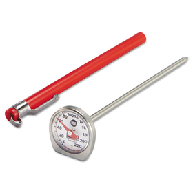 Rubbermaid FGTHP220DS Dishwasher-Safe Industrial-Grade Analog Pocket Thermometer, 0&#176;F to 220&#176;F