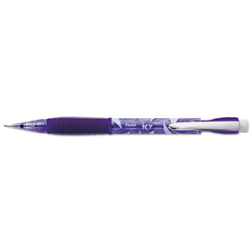 Pentel PENAL27TV Icy Mechanical Pencil, .7mm, Trans Violet, Dozen