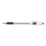 PENTEL OF AMERICA PENBK91ASWUS R.s.v.p. Stick Ballpoint Pen, 1mm, Translucent Barrel, Black Ink, 24/pack