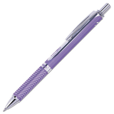 Pentel PENBL407VV Energel Alloy Rt Retractable Liquid Gel Pen, .7mm, Violet Barrel, Violet Ink