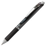 Pentel BL80A EnerGel RTX Retractable Gel Pen, Bold 1mm, Black Ink, Black/Gray Barrel