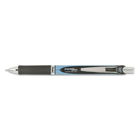 PENTEL OF AMERICA PENBLN77A Energel Rtx Retractable Liquid Gel Pen, .7mm, Needle, Black/gray Brl, Black Ink