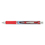 PENTEL OF AMERICA PENBLN77B Energel Rtx Retractable Liquid Gel Pen, .7mm, Needle, Black/gray Barrel, Red Ink, Price/EA