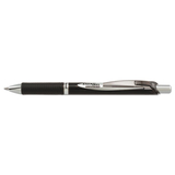 Pentel BLP77A EnerGel PRO Permanent Gel Pen, Medium, 0.7 mm, Black Ink, Black Barrel