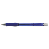 Pentel BX477C R.S.V.P. Super RT Retractable Ballpoint Pen, 0.7 mm, Blue Barrel/Ink, 1 Dozen