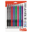Pentel BX480BP8M R.S.V.P. Super RT Retractable Ballpoint Pen, 1 mm, Assorted Barrel/Ink, 8 Pack, Price/PK