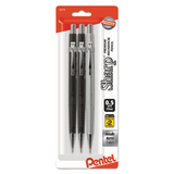 Pentel P205MBP3M Sharp Mechanical Drafting Pencil, 0.5 mm, Assorted Barrels, 3/Pack