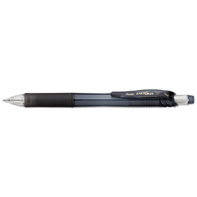 Pentel PENPL107A EnerGize-X Mechanical Pencil, 0.7 mm, HB (#2), Black Lead, Black Barrel, Dozen