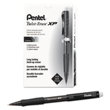 Pentel PENQE419A Twist-Erase Express Mechanical Pencil, .9mm, Black, Dozen
