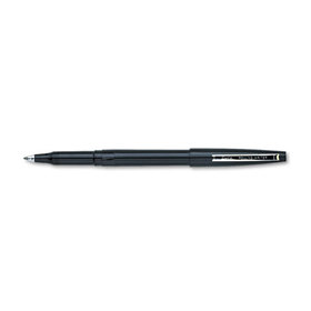 PENTEL OF AMERICA PENR100A Rolling Writer Roller Ball Pen, Stick, Medium 0.8 mm, Black Ink, Black Barrel, Dozen
