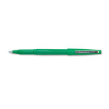 PENTEL OF AMERICA PENR100D Rolling Writer Roller Ball Pen, Stick, Medium 0.8 mm, Green Ink, Green Barrel, Dozen