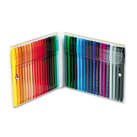 PENTEL OF AMERICA PENS36036 Fine Point Color Pen Set, 36 Assorted Colors, 36/set