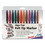 Pentel Arts PENS52012 Sign Pen Fine Point Color Marker, Extra-Fine Bullet Tip, Assorted Colors, 12/Set, Price/ST