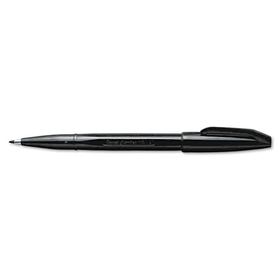 PENTEL OF AMERICA PENS520A Sign Pen, .7mm, Black Barrel/ink, Dozen