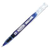 Pentel PENSD98C Finito- Porous Point Pen, .4mm, Blue/silver Barrel, Blue Ink
