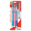 Pentel PENZE21TBP3M Clic Eraser Pencil-Style Grip Eraser, Assorted, 3/pack, Price/PK