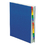 Pendaflex PFX11015 Expanding Desk File, 23 Dividers, Alpha Index, Letter Size, Blue Cover, Price/EA