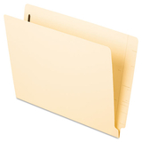 Pendaflex PFX13140 Laminated Spine End Tab Folder With 1 Fastener, 11 Pt Manila, Letter, 50/box