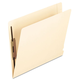Pendaflex PFX13240 Laminated Spine End Tab Folder With 2 Fasteners, 14 Pt Manila, Letter, 50/box