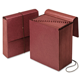 Pendaflex PFX14000 Vertical Indexed Expanding File, A-Z, 21 Pockets, Letter, Redrope