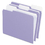 Pendaflex PFX15213LAV Colored File Folders, 1/3 Cut Top Tab, Letter, Lavender/light Lavender, 100/box, Price/BX