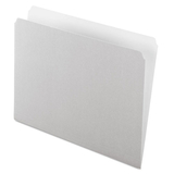 Pendaflex PFX152GRA Colored File Folders, Straight Cut, Top Tab, Letter, Gray/light Gray, 100/box