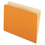 Pendaflex PFX152ORA Colored File Folders, Straight Tabs, Letter Size, Orange/Light Orange, 100/Box, Price/BX
