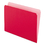 Pendaflex PFX152RED Colored File Folders, Straight Tabs, Letter Size, Red/Light Red, 100/Box, Price/BX