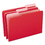 Pendaflex PFX15313RED Colored File Folders, 1/3 Cut Top Tab, Legal, Red/light Red, 100/box, Price/BX