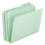 Pendaflex PFX17167 Pressboard Expanding File Folders, 1/3 Cut Top Tab, Letter, Green, 25/box