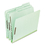 Pendaflex PFX17178 Pressboard Folders, 2 Fasteners, 1" Expansion, 1/3 Tab, Letter, Green, 25/box, Price/BX