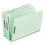 Pendaflex PFX17181 Pressboard Folders, 2 Fasteners, 2" Expansion, 1/3 Tab, Letter, Green, 25/box, Price/BX