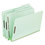 Pendaflex PFX17182 Pressboard Folders, 2 Fasteners, 3" Expansion, 1/3 Tab, Letter, Green, 25/box, Price/BX