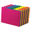 Pendaflex PFX40142 Poly Top Tab File Guides, 1/5-Cut Top Tab, A to Z, 8.5 x 11, Assorted Colors, 25/Set, Price/ST