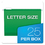 Pendaflex PFX4152X2BGR Reinforced 2" Extra Capacity Hanging Folders, Letter, Bright Green, 25/box, Price/BX