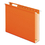 Pendaflex PFX4152X2ORA Reinforced 2" Extra Capacity Hanging Folders, 1/5 Tab, Letter, Orange, 25/box, Price/BX