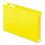 Pendaflex PFX4153X2YEL Extra Capacity Reinforced Hanging File Folders with Box Bottom, 2" Capacity, Legal Size, 1/5-Cut Tabs, Yellow, 25/Box, Price/BX