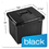 Pendaflex PFX41742 Portable File Boxes, Letter Files, 13.88" x 14" x 11.13", Black, Price/EA