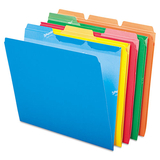 Pendaflex PFX42338 Ready-Tab File Folders, 1/3 Cut Top Tab, Letter, Assorted Colors, 50/pack