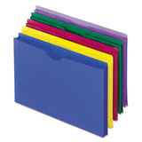 Pendaflex PFX50993 Expanding File Jackets, Legal, Poly, Blue/green/purple/red/yellow, 5/pack