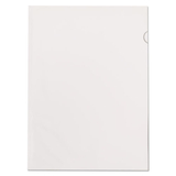 Pendaflex PFX61504 Poly Color Transparent File Jackets, Letter Size, Clear, 50/Box