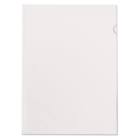 Pendaflex PFX61504 Poly Color Transparent File Jackets, Letter Size, Clear, 50/Box