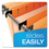 Pendaflex PFX615215ORA Poly Laminate Hanging Folders, Letter, 1/5 Tab, Orange, 20/box, Price/BX