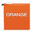 Pendaflex PFX615215ORA Poly Laminate Hanging Folders, Letter, 1/5 Tab, Orange, 20/box, Price/BX