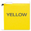 Pendaflex PFX615215YEL SureHook Hanging Folders, Letter Size, 1/5-Cut Tabs, Yellow, 20/Box, Price/BX