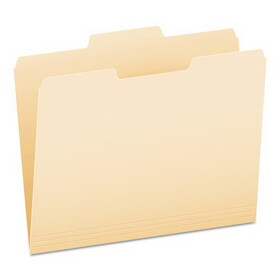 Pendaflex PFX752132 Manila File Folders, 1/3-Cut Tabs: Center Position, Letter Size, 0.75" Expansion, Manila, 100/Box