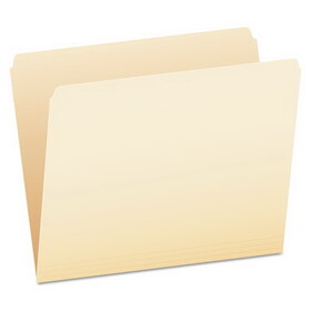 Pendaflex PFX752 Manila File Folders, Straight Tabs, Letter Size, 0.75" Expansion, Manila, 100/Box