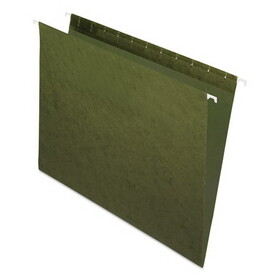 Pendaflex PFX81600 Standard Green Hanging Folders, Letter Size, Straight Tabs, Standard Green, 25/Box